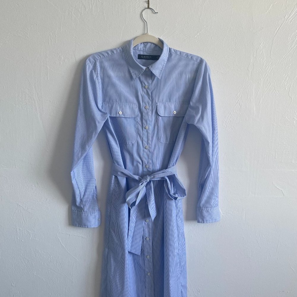 Lauren Ralph Lauren Midi Shirt Dress NWOT